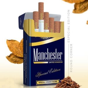 Manchester United Blue Cigarettes – 1 Carton (10 Packs)