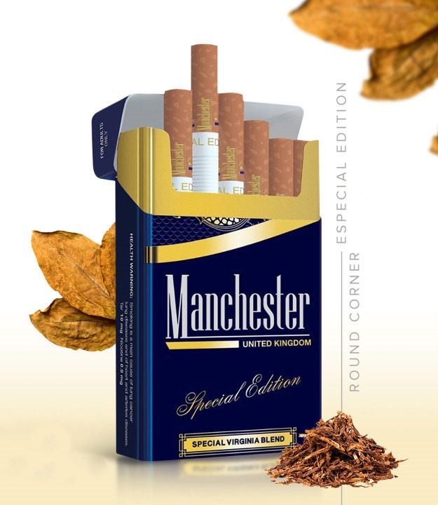 Manchester United Blue Cigarettes – 1 Carton (10 Packs)