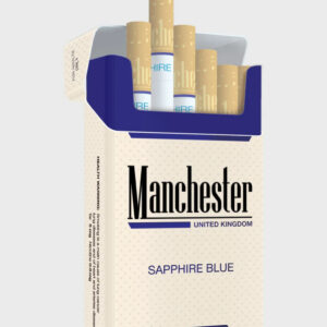 Manchester United Kingdom Sapphire Blue Cigarettes – 1 Carton (10 Packs)