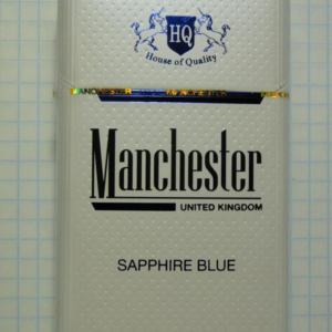 Manchester Sapphire Blue Cigarettes – 1 Carton (10 Packs)